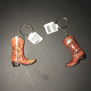 Cowboy Boot Keychains